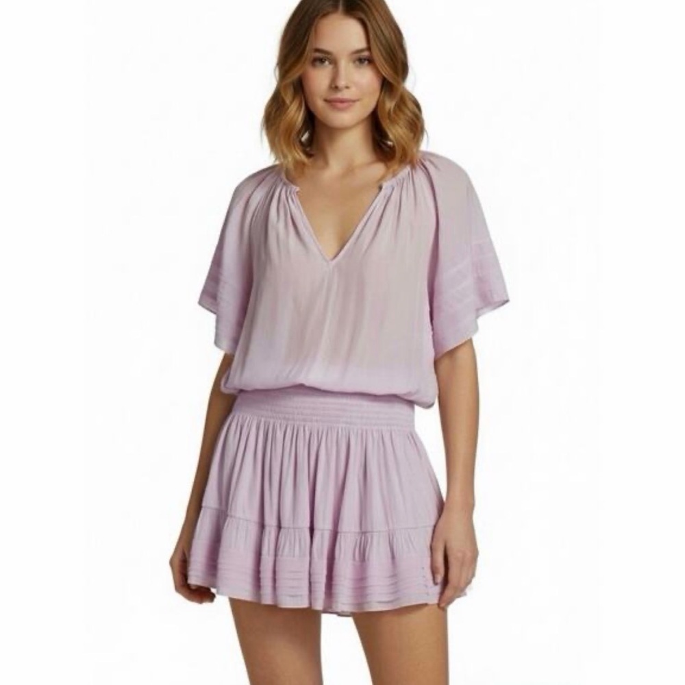 Ramy Brook Light Purple Pleated Dress